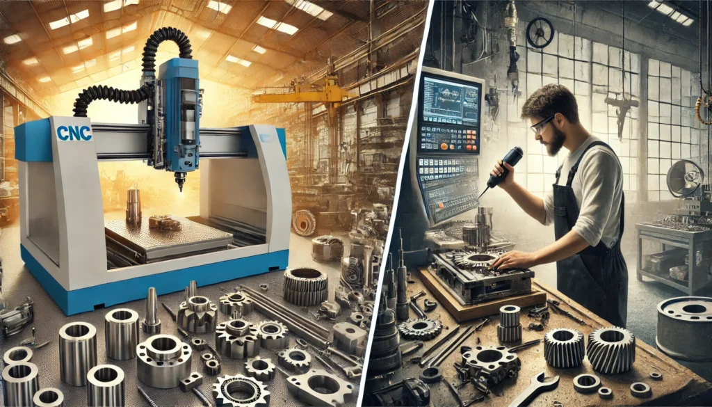 Comparative Analysis of CNC Machining and Traditional Manufacturing Methods