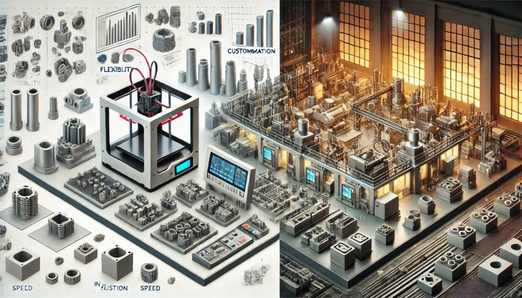 3D Printing vs. Injection Molding: An In-Depth Comparison for Manufacturers