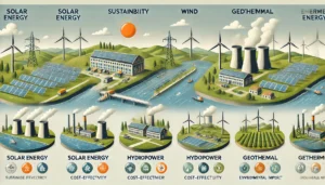 Comparing Renewable Energy Sources for Industrial Applications